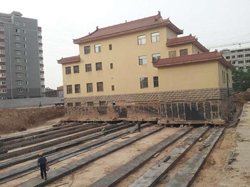 移楼工程的移楼技术产检移动方式、技术及做